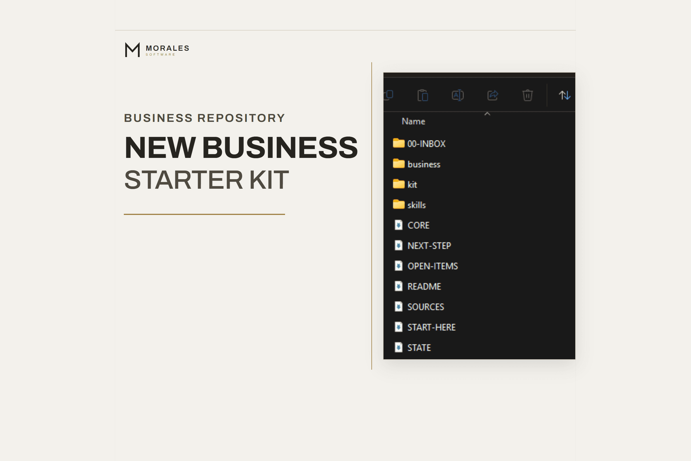 Approved New Business Starter Kit cover.